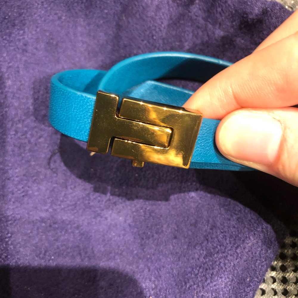 Tory Burch wrap leather bracelet
